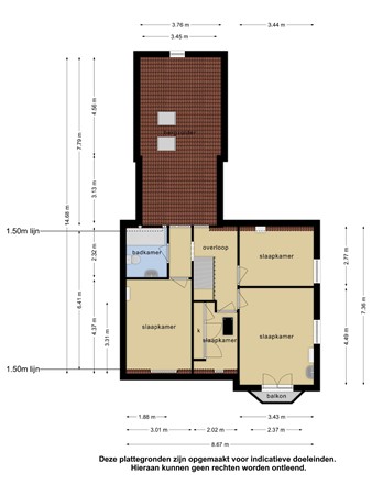 Floorplan - Vic.van Alphenlaan 17, 5281 AM Boxtel